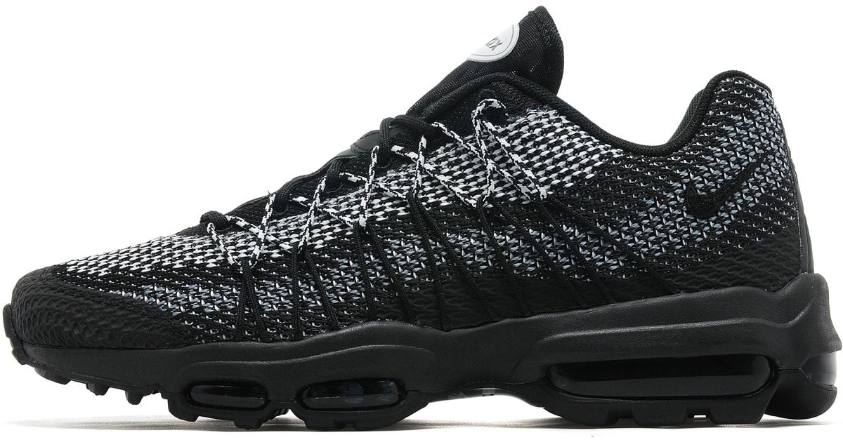 Nike Synthetic Air Max 95 Ultra Jacquard in Black for Men - Lyst