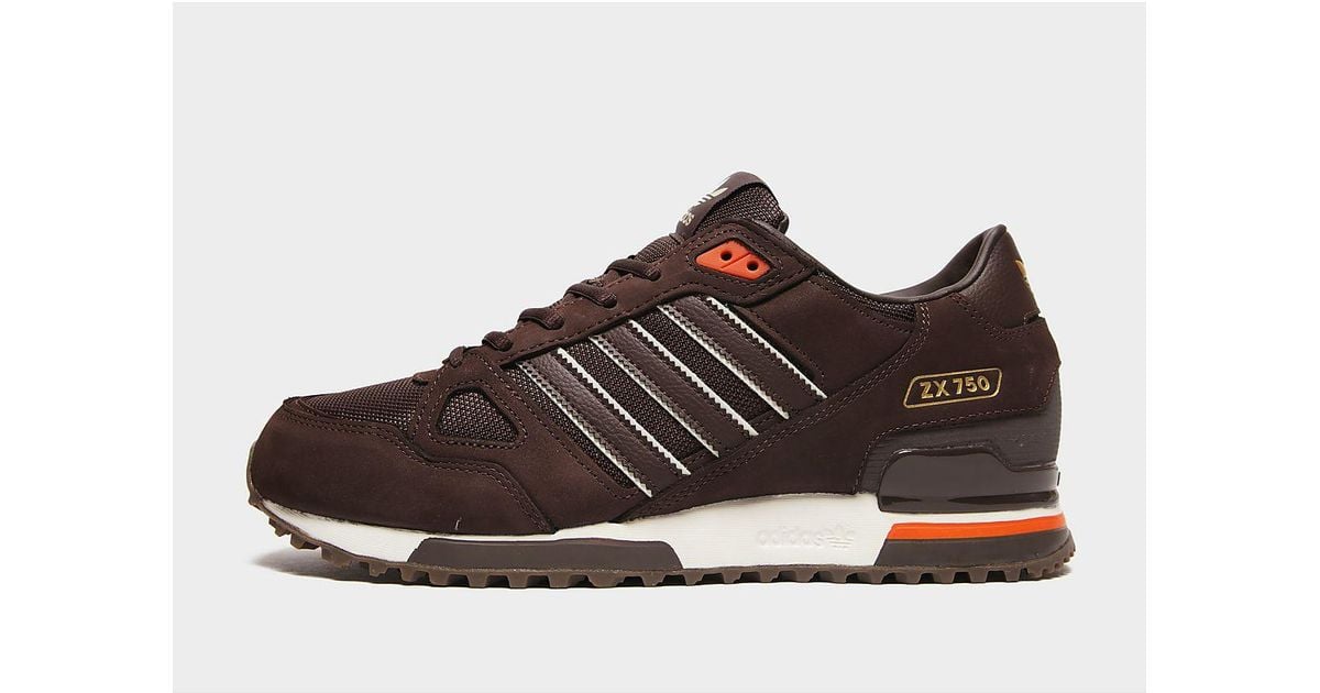 Adidas zx 750 black orange 2025