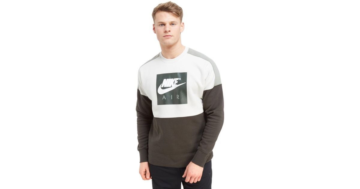 Nike air colourblock crew sweatshirt Clearance