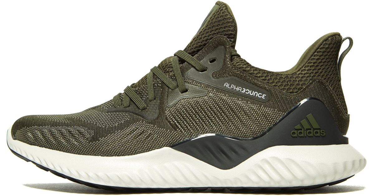 adidas alphabounce beyond olive green