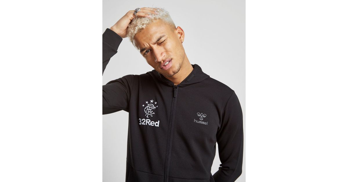 hummel rangers fc travel hoodie