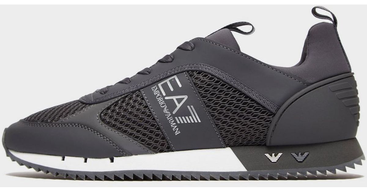 ea7 mesh run grey