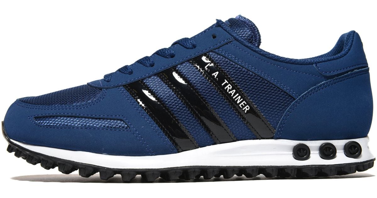 adidas la trainer white blue