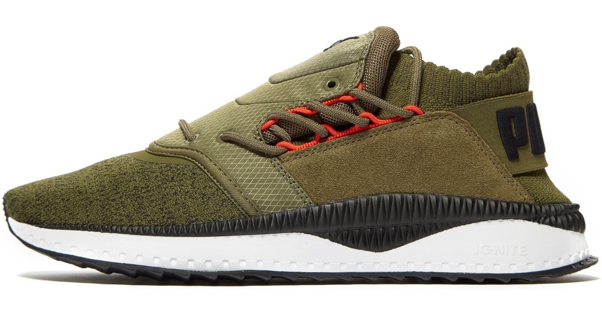 PUMA Leather Tsugi Nct Olive/blk/ in 