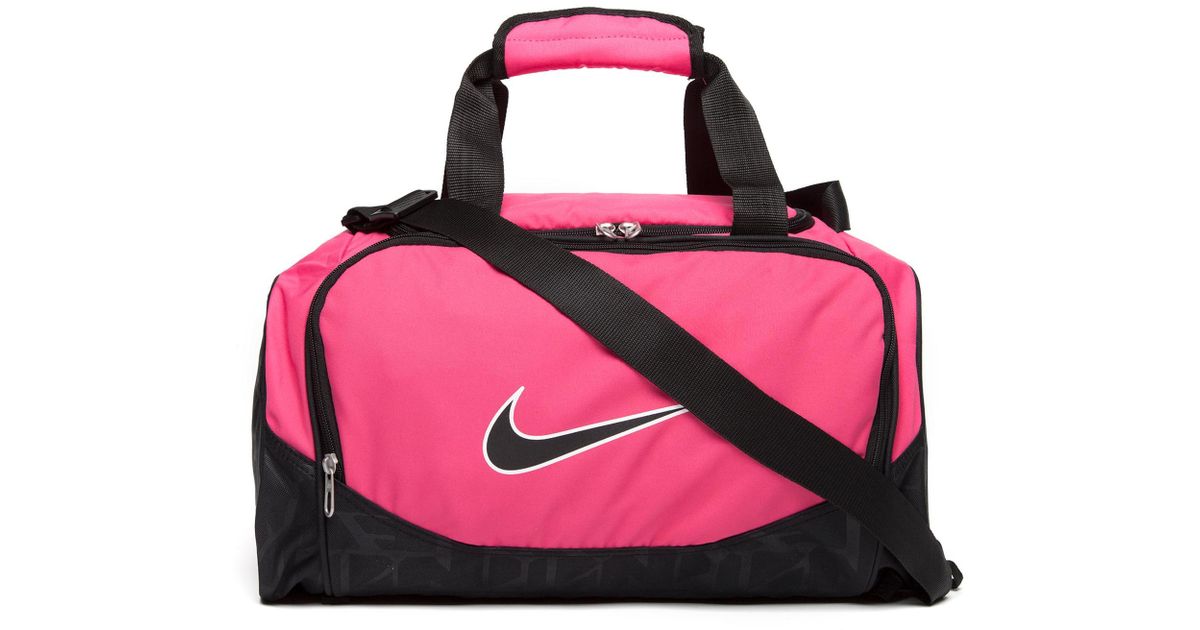 Nike Brasilia Medium Duffle Bag in Pink/Black (Pink) - Lyst