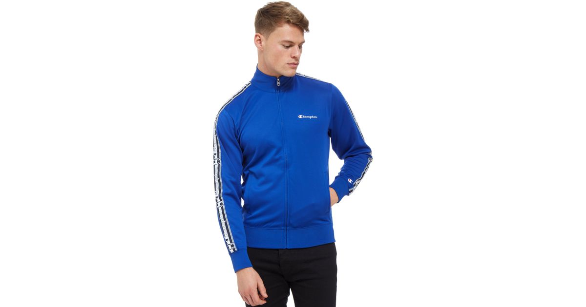 champion blue track jacket