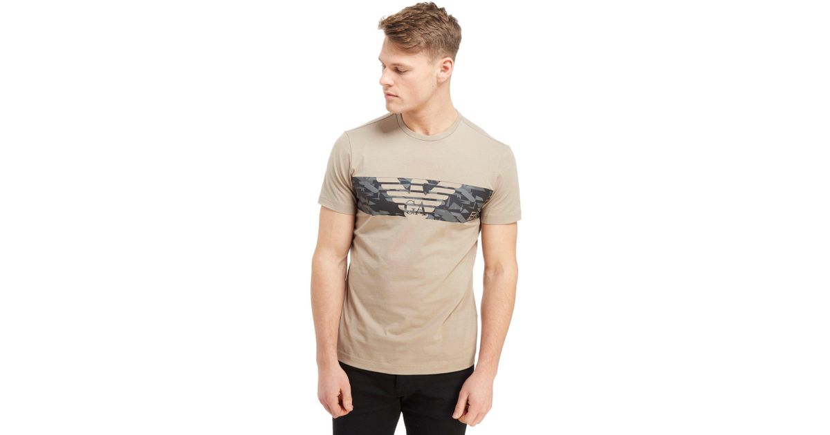 ea7 khaki t shirt