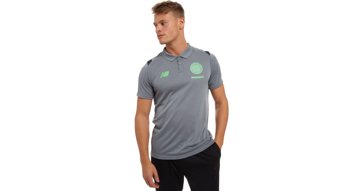 new balance celtic polo shirt