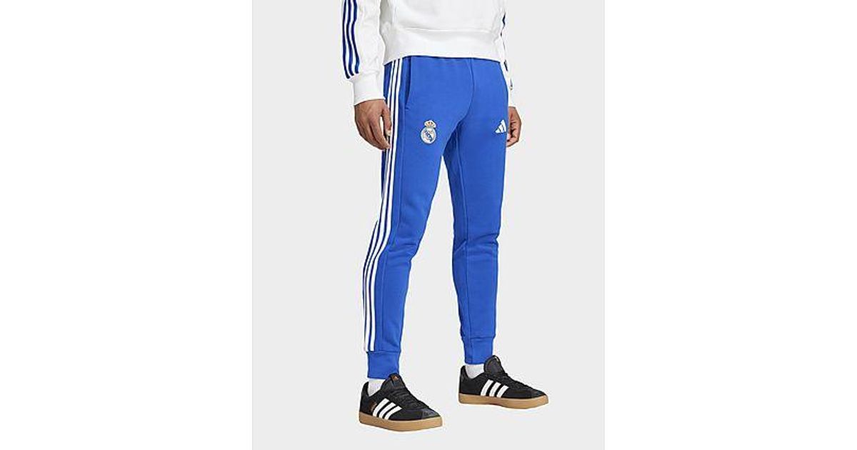 Pantalon Real Madrid DNA adidas pour homme en coloris Bleu Lyst