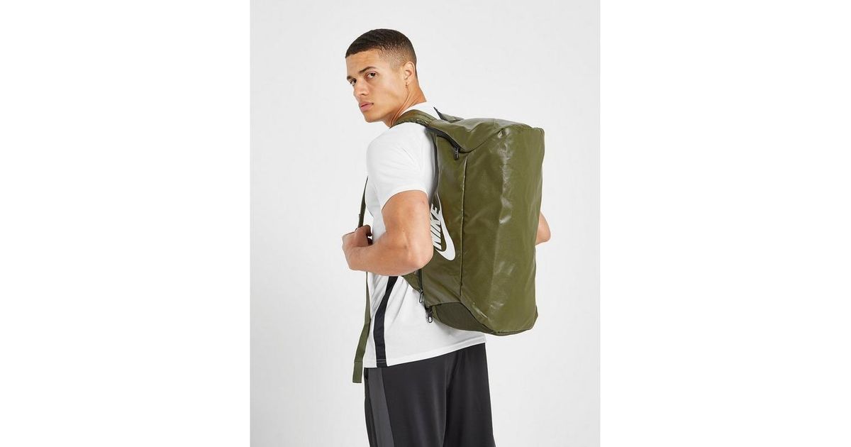 Nike Synthetic Brasilia Convertible Duffle Bag / Backpack in Green/White  (Green) - Lyst