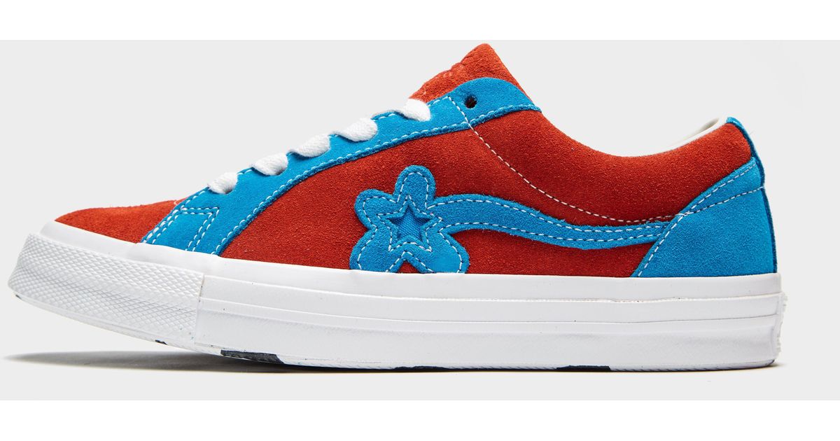 blue golf converse