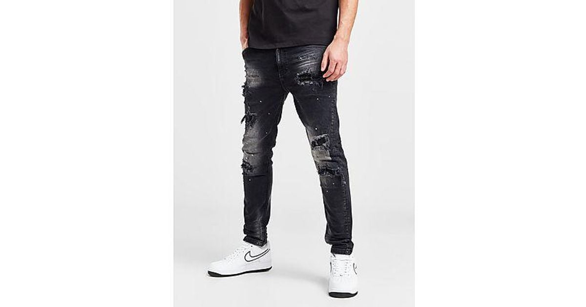 SUPPLY + DEMAND Black Bleaker Jeans for men