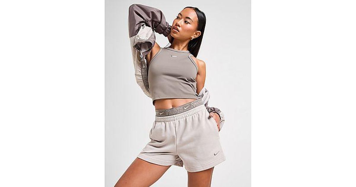 nike french terry womens shorts