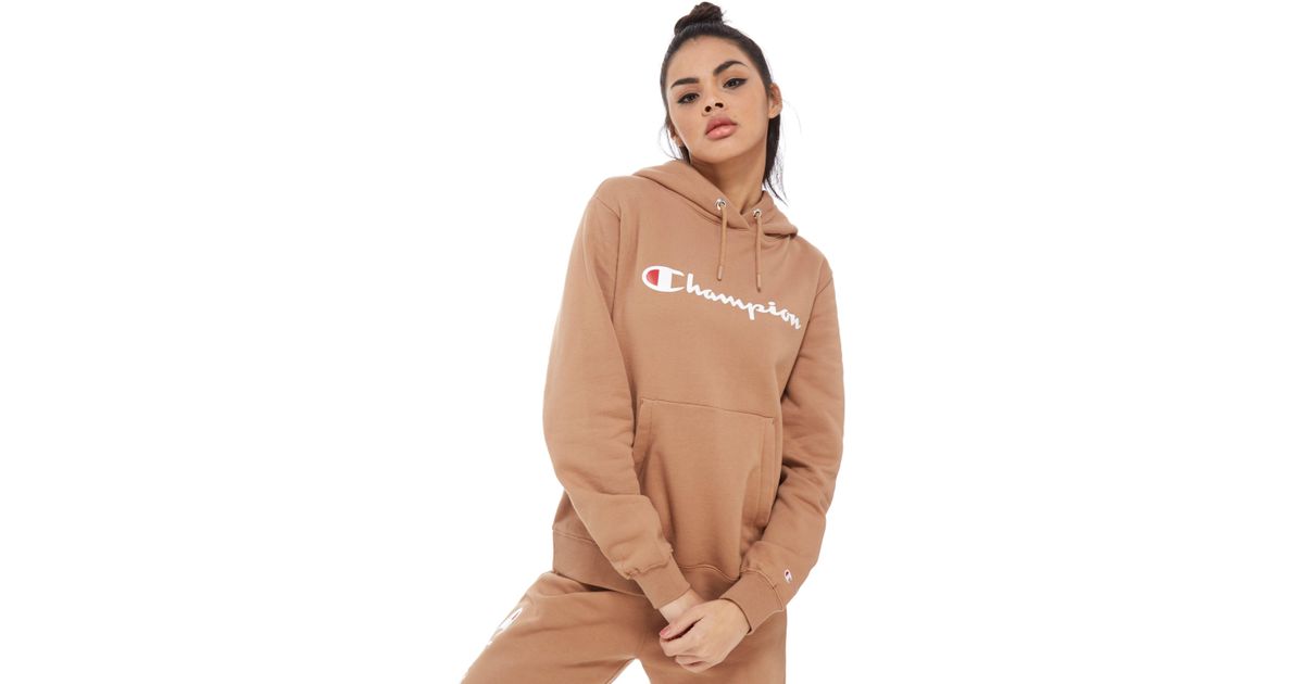 champion hooded brown