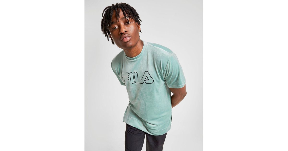 fila velour t shirt