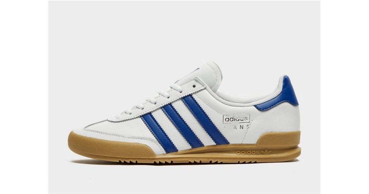 leather adidas jeans