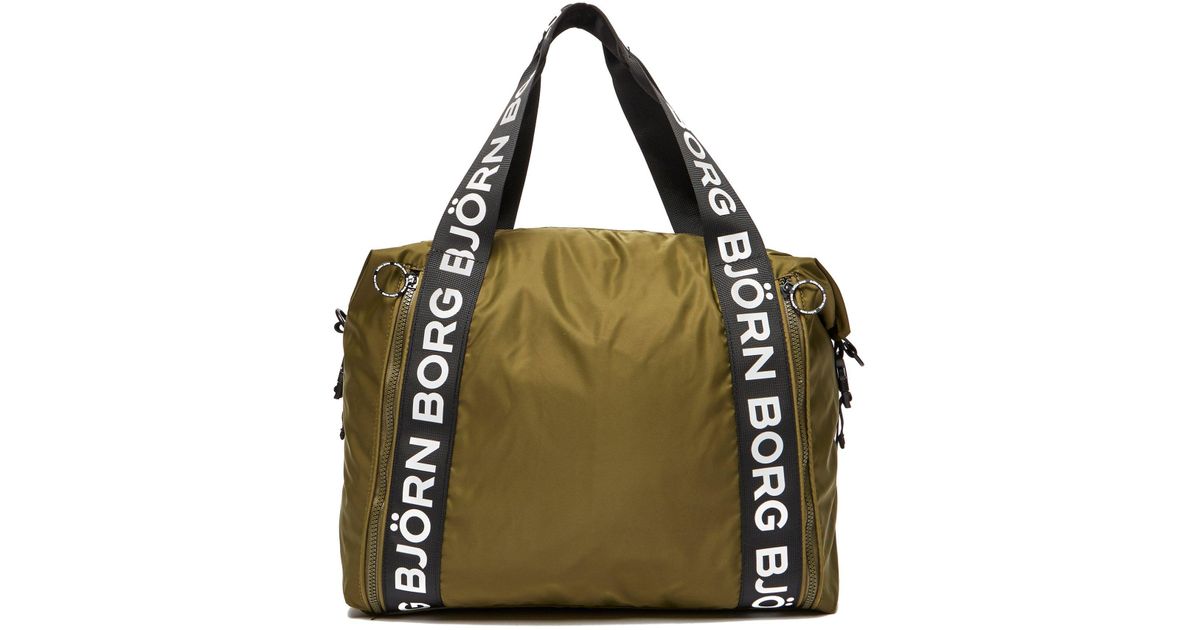 Björn Borg Roxy Sports Bag in Green for Men - Lyst