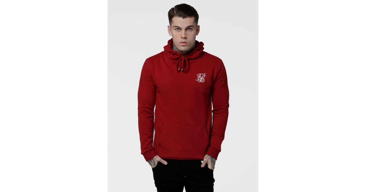 siksilk red hoodie