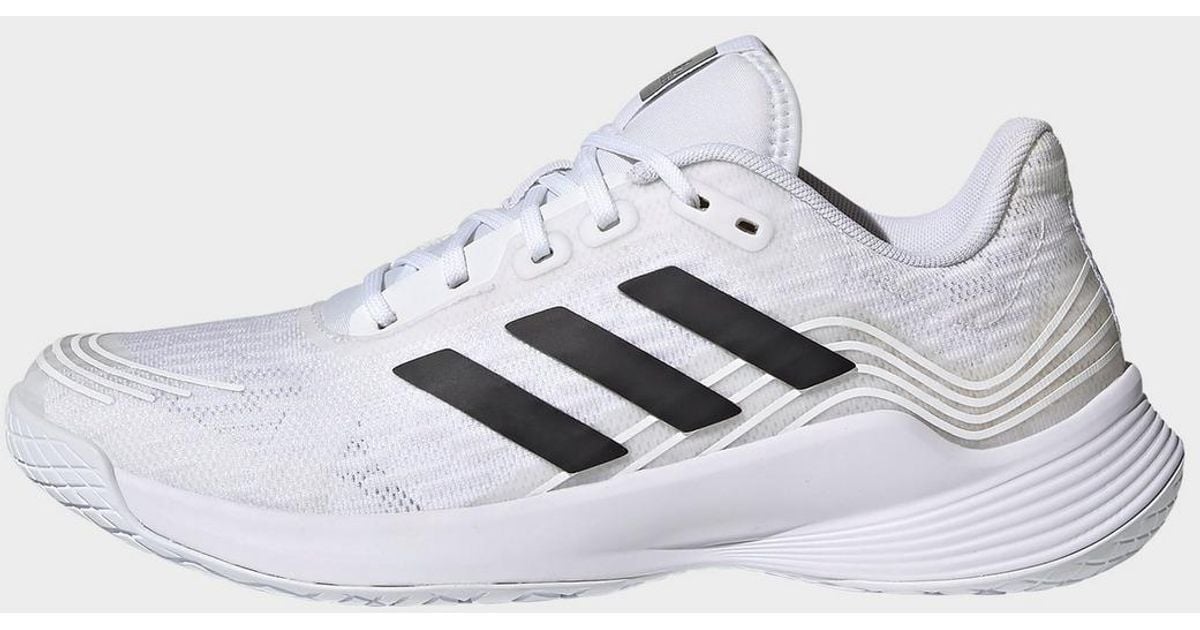 adidas Lace Novaflight Volleyball Shoes in White Lyst