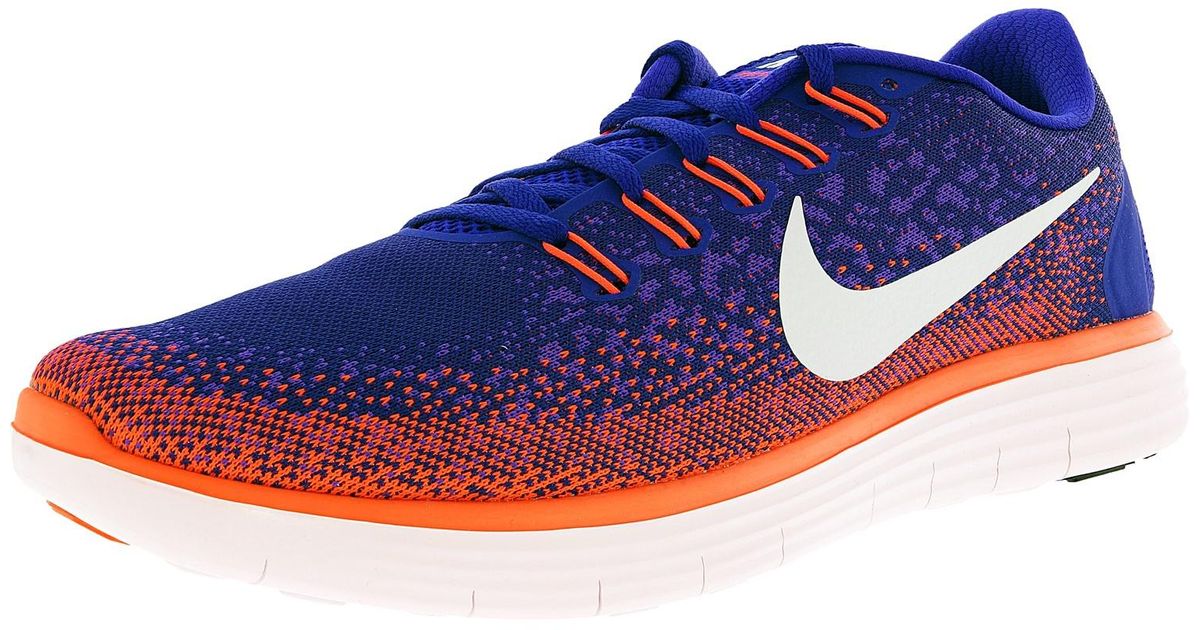 Lyst Nike Free Rn Distance Concord/off White hyper Grape total Lyst Nike Free Rn Distance Concord/off White hyper Grape total