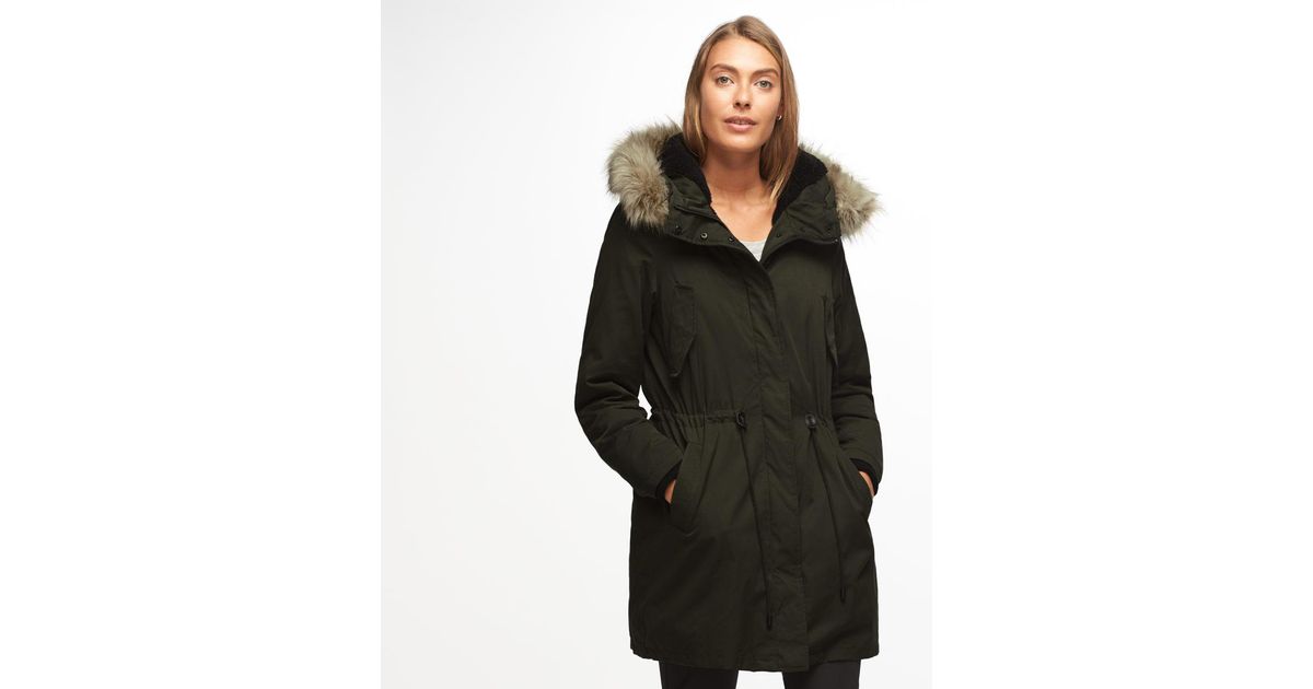 jigsaw parka coat