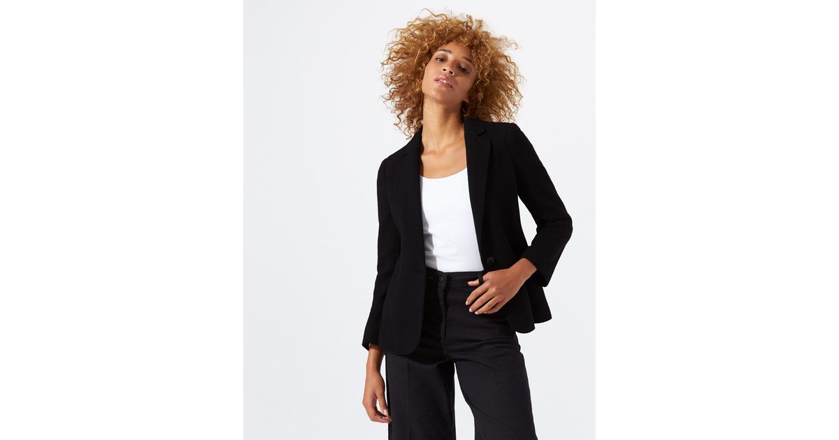 jigsaw double knit raw edge jacket