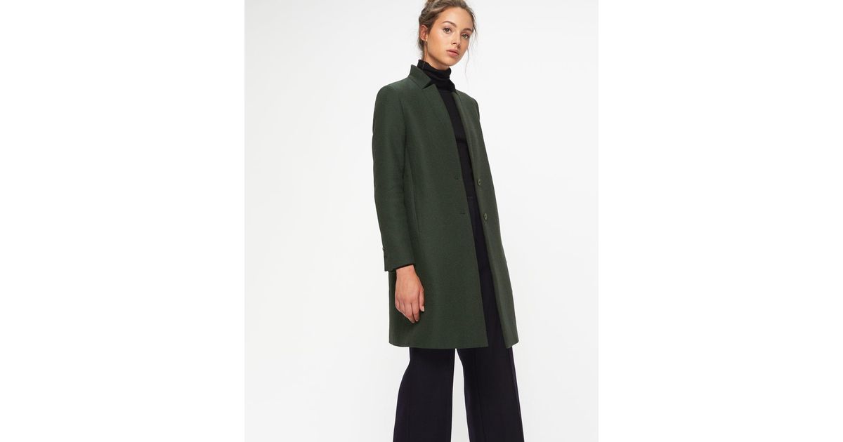 jigsaw green coat