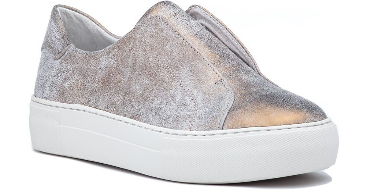 sneakers bronze metallic