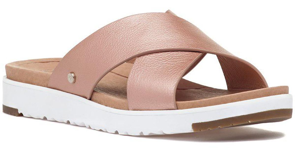 ugg kari sandals rose gold