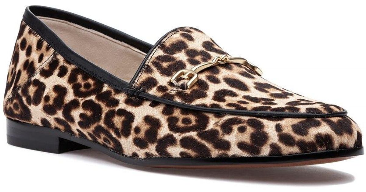 Sam Edelman Leather Loraine Loafer Leopard in Brown - Lyst