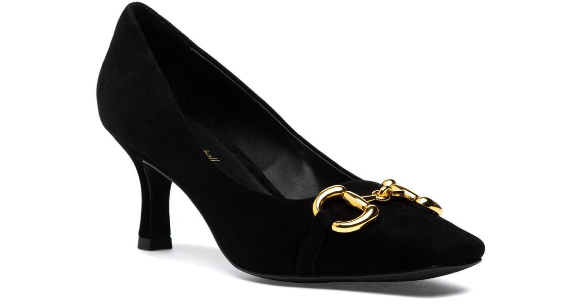 Jeffrey Campbell Linnae Pump Black Suede Lyst