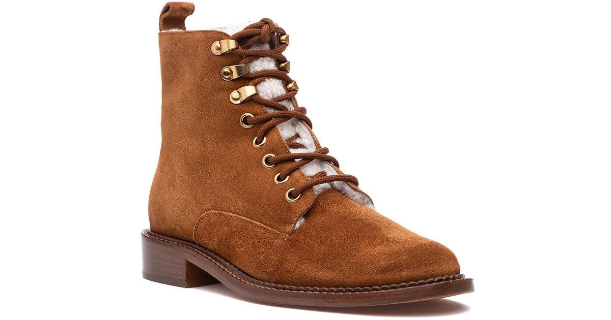 Vince Cabria-3 Boot Tan Suede in Brown - Lyst