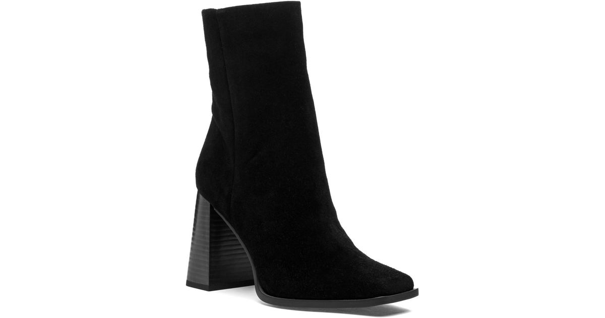 Sam Edelman Ivette Boot Black Suede Lyst