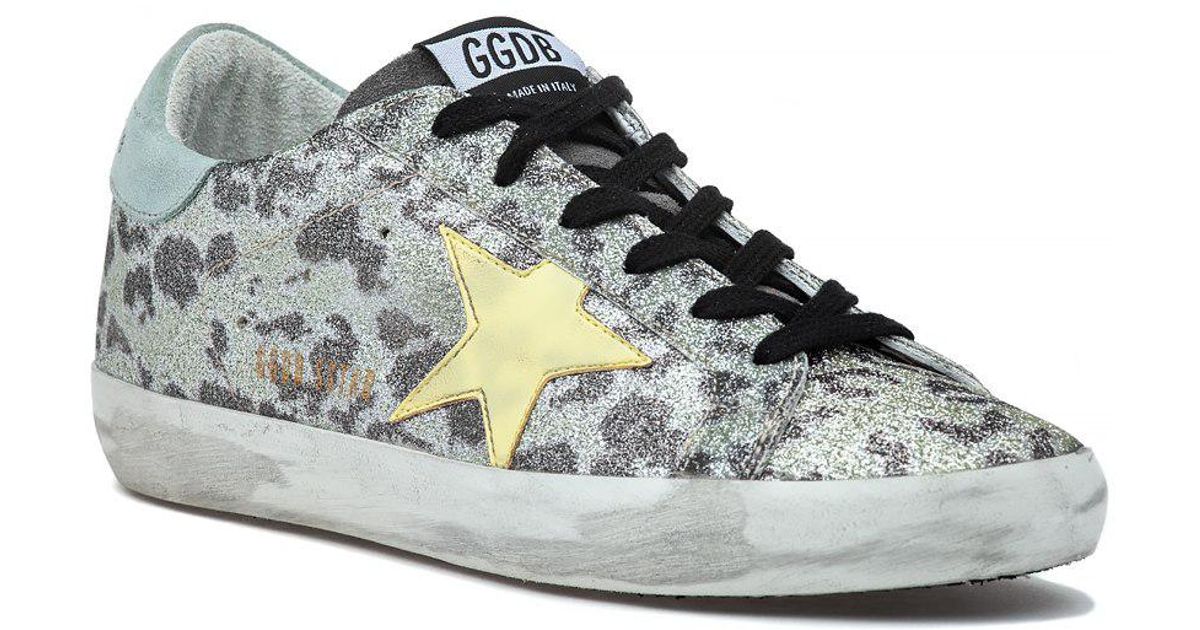 golden goose glitter leopard