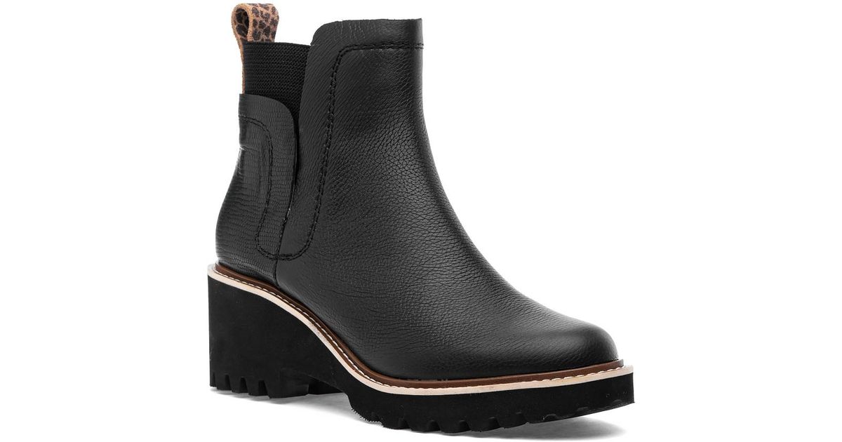 Dolce Vita Huey H2o Boot Black Waterproof Leather Lyst