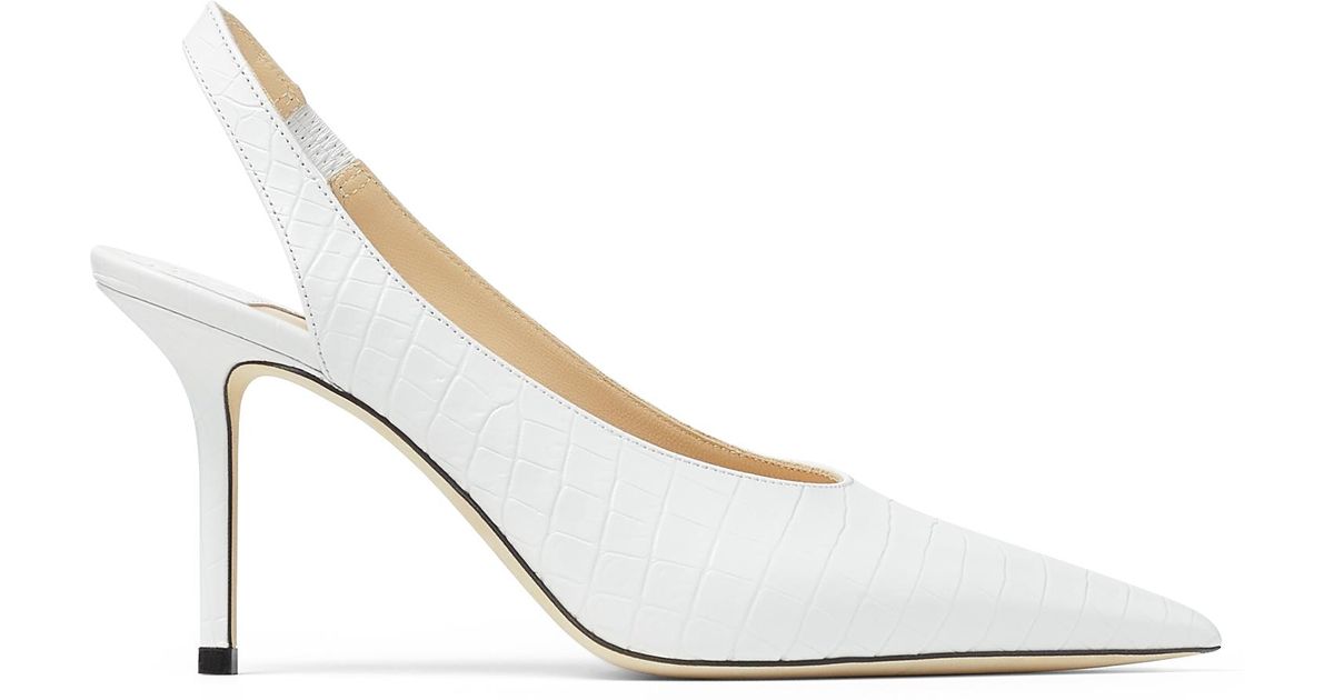 Jimmy Choo Ivy 85 Pumps in White Lyst