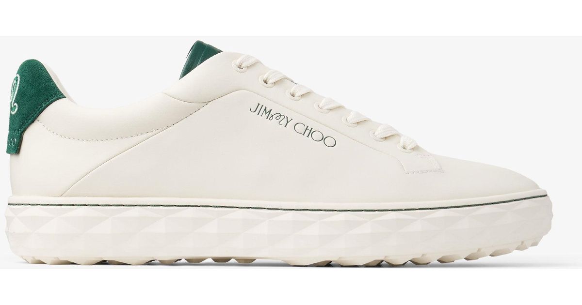 Jimmy Choo Malbon 2.0 Diamond M in White for Men | Lyst