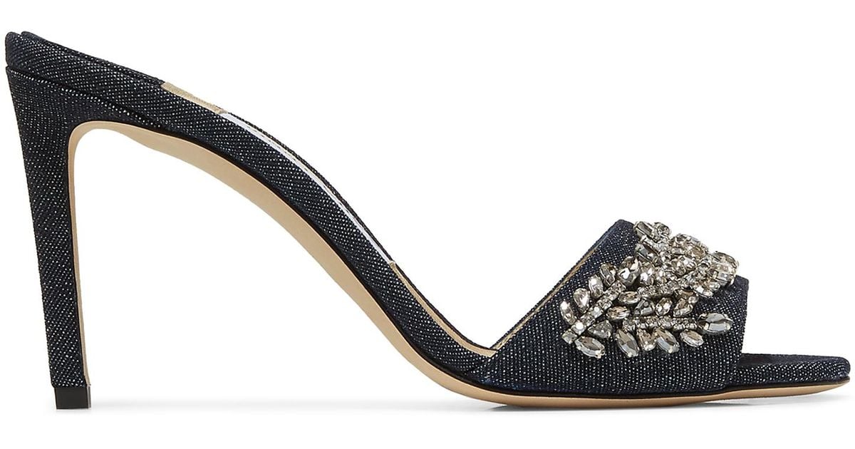 jimmy choo stacey 65 suede mules