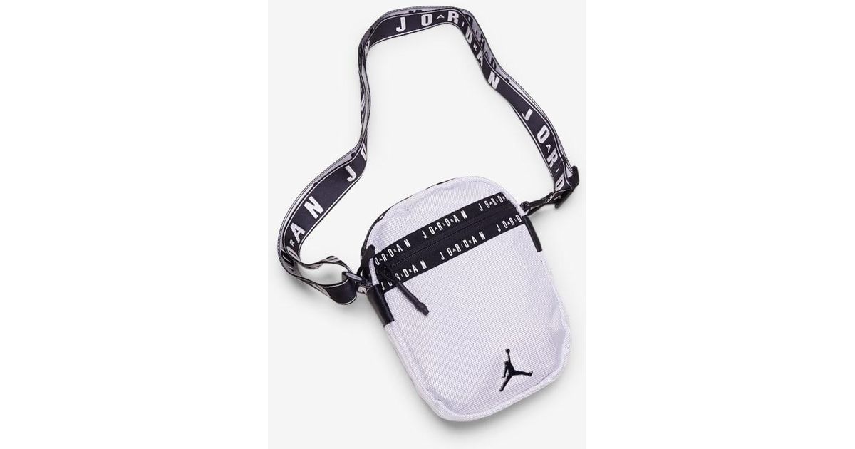 jordan crossbody bag white