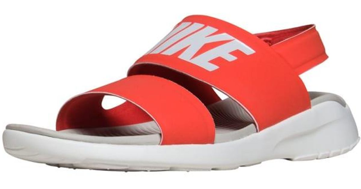 red tanjun sandals