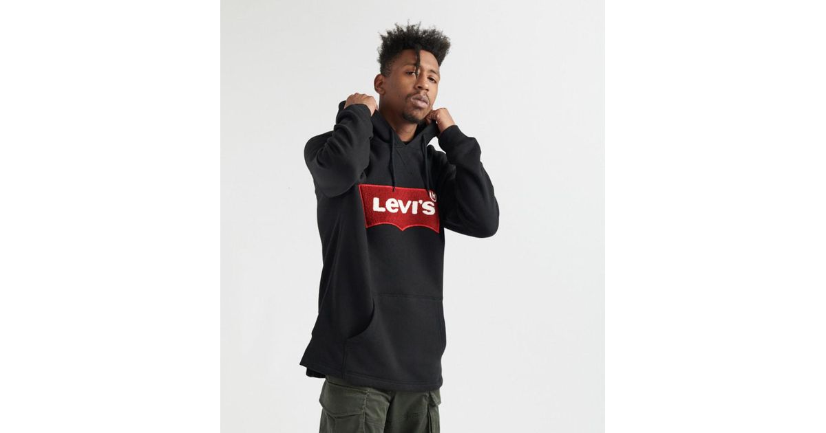 levi's fleece hoodie