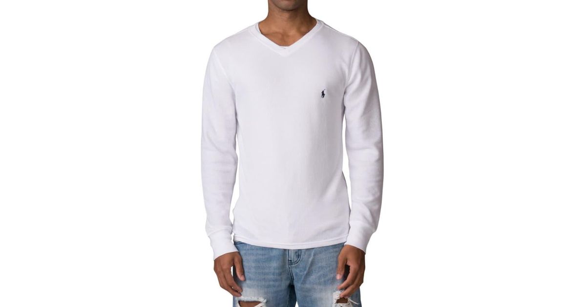 mens thermal polo neck tops