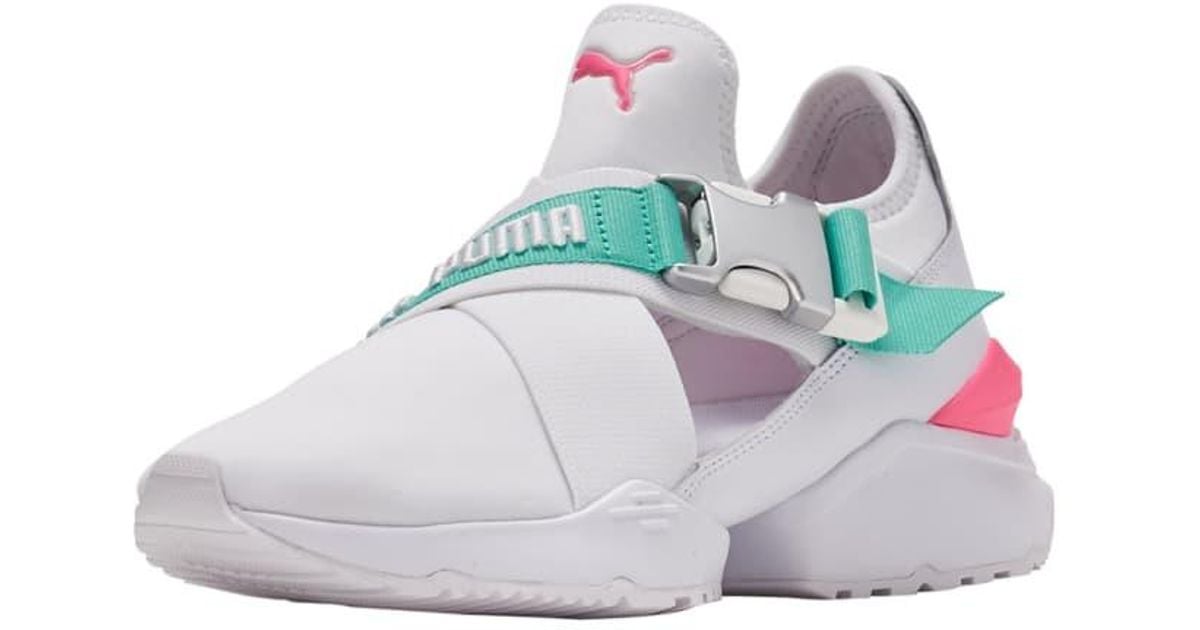 PUMA Rubber Muse Eos in White - Lyst