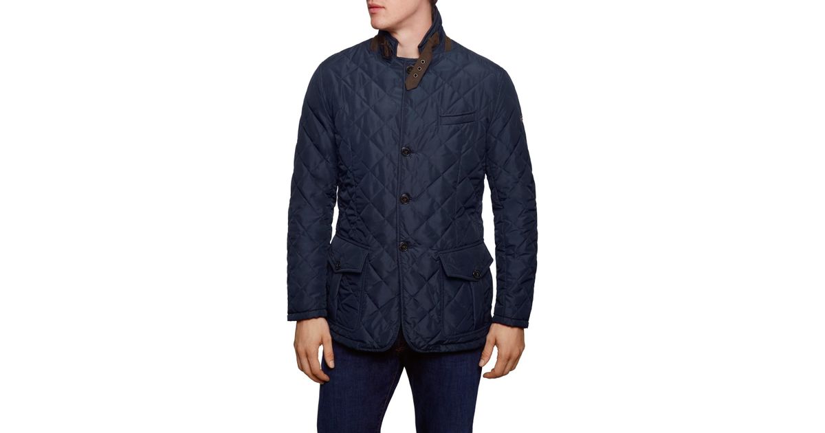 hackett padded blazer