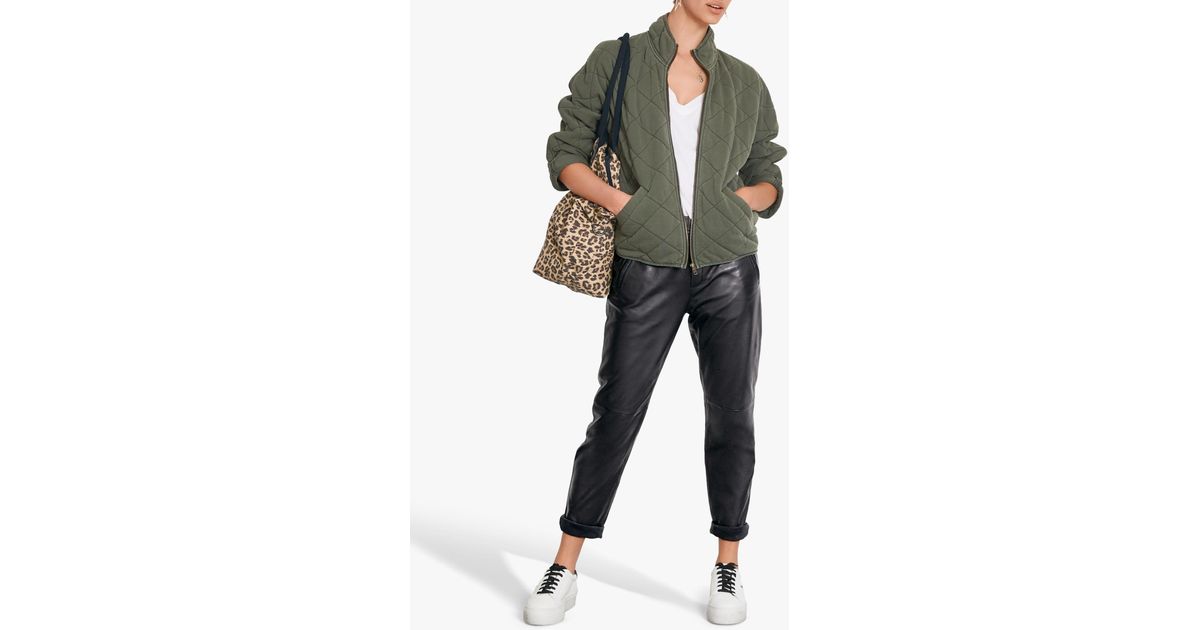 Hush Quilted Jersey Jacket | Lyst UK