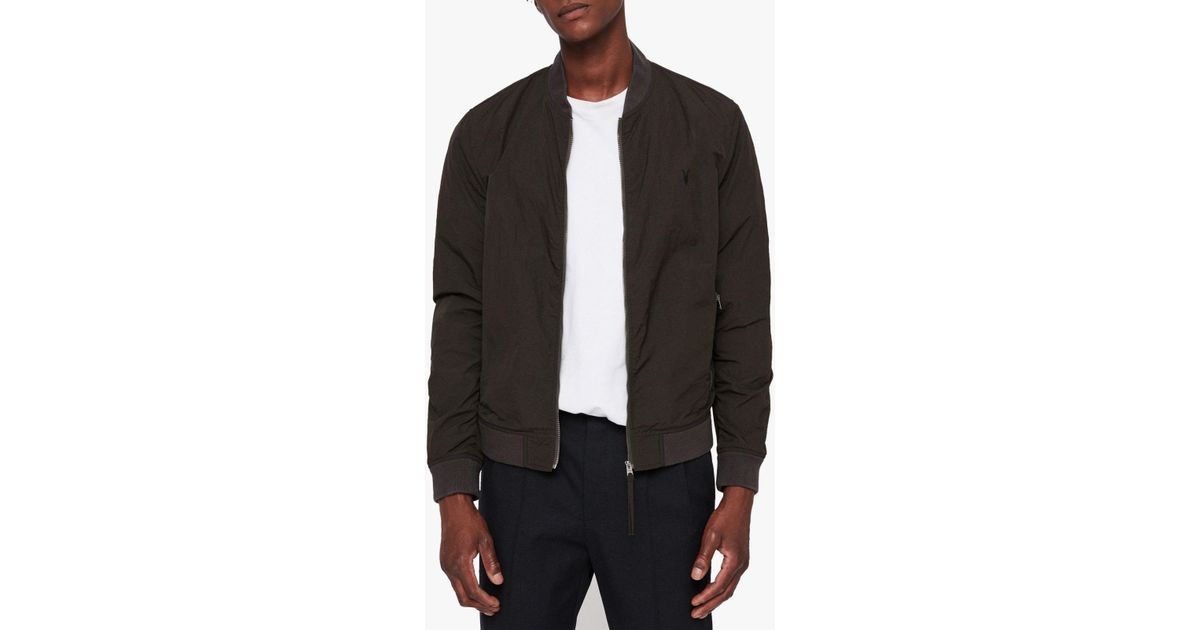 allsaints fleet bomber jacket