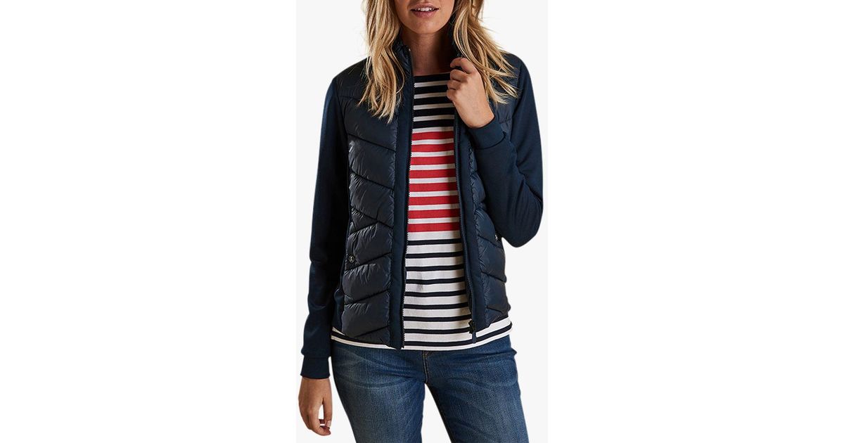 barbour hirsel quilted jacket navy