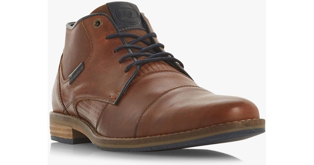 dune chigwell chukka boots brown