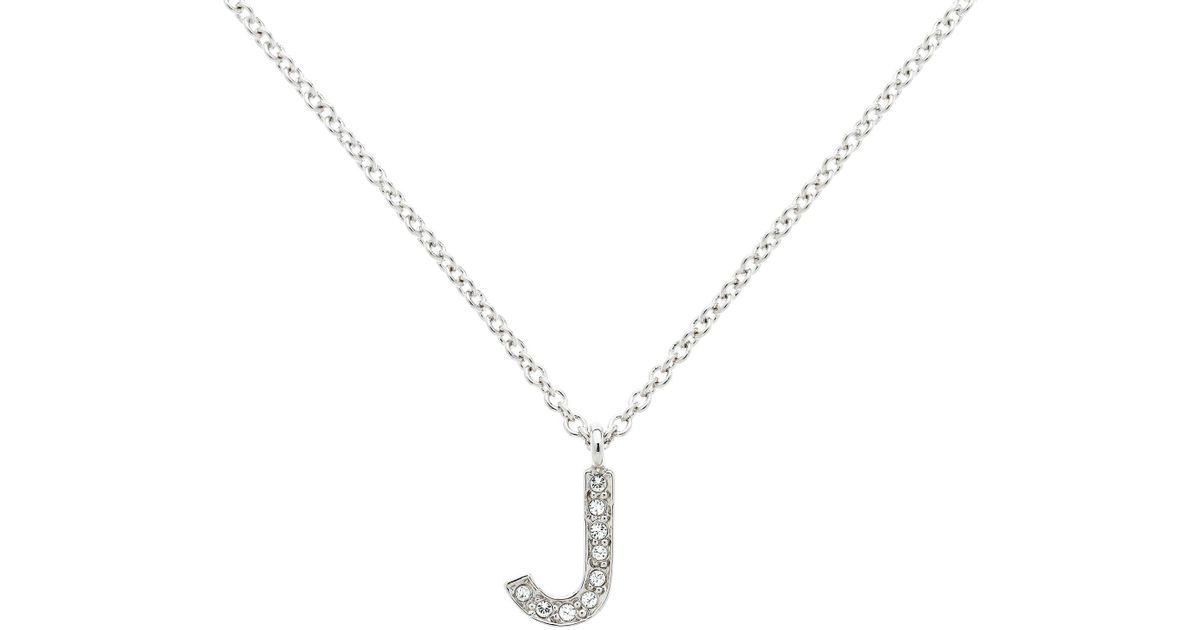 Melissa Odabash Swarovski Crystal Initial Pendant Necklace 2024 www.alhudapk