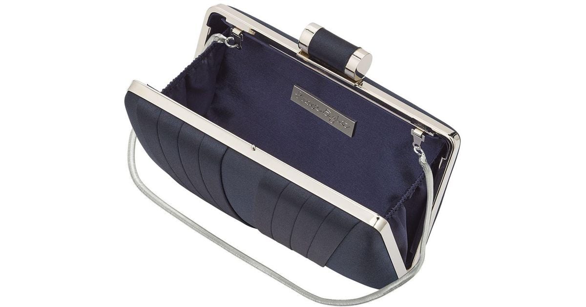 phase eight navy clutch bag
